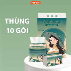 1 Thùng 20 Gói Giấy Ăn Topgia Sắc Việt - TOPGIASACVIETTHUNG20