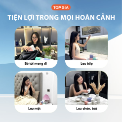 1 Thùng 16 Gói Giấy Ăn Topgia 3 Màu - TOPGIA3MAUTHUNG16