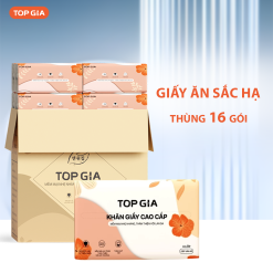 1 Thùng 36 Gói Giấy Ăn Topgia Sắc Hạ - TOPGIASHTHUNG36