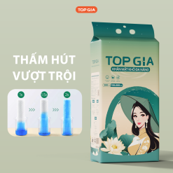 1 Thùng 2 Bịch Khăn Mặt Khô TOPGIA Sắc Việt - TOPGIASVTHUNG2