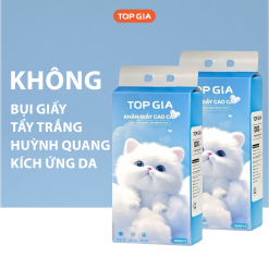 1 Bịch Khăn Giấy Rút Đáy Topgia Gia Gia Xanh - TOPGIAGGXANH01