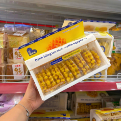 Bánh Bông Lan Waffle Vị Nguyên Bản AXIAIN 280g (Bịch 10 Gói) - BBLWVNBA280G