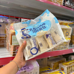 Bánh Mì Sữa Chua Nguyên Bản HESHAN 360g (Bịch 12 Gói) - SCNBH360G