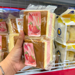 Set 2 Bánh Bông Lan Gong Dâu 120g - BBLGD2CAI