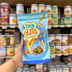 Snack Khoai Tây Oishi Vị Thịt Nướng Phô Mai 50g - 8934803071054