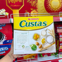 Bánh Custas Nhân Kem Trứng - Hộp 12 Gói - BCNKT12GOI