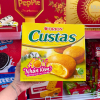 Bánh Custas Nhân Kem Trứng - Hộp 12 Gói - BCNKT12GOI