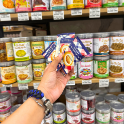 Bánh Quy Socola Nhân Sữa Hạnh Nhân 100g - BQBSNK100G