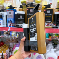Dầu Gội Romano Grandiose 650g - Dầu Gội Nam Chai Vàng (Tặng Sữa Tắm Sạch Sảng Khoái) - 8935212813808