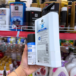 Dầu Gội Romano Gen Z 650g - Dầu Gội Nam Chai Trắng (Tặng Xịt Khử Mùi) - 8935212813389