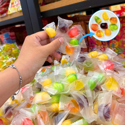 Kẹo Chip Chip Lột Vỏ Trái Cây Hàng Xá 100g - KCLVTC100G