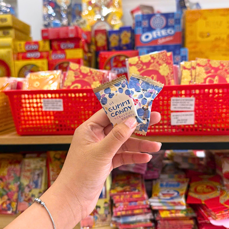 Kẹo Dẻo Gummi Candy Vị Việt Quất Hàng Xá 100g Kẹo Dẻo Gummi Candy Vị Việt Quất Hàng Xá 100g