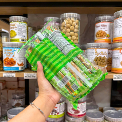 Bánh Que Kem OISHI AKIKO Nhân Sữa Dừa 140g - Màu Xanh Lá - BQKOANSD140G