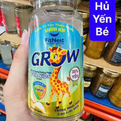 1 Hủ Yến Chưng Đường Phèn Vị Vani Cho Bé Kids Grow FitNest 35% 150ml - YCDPVVCBF150ML