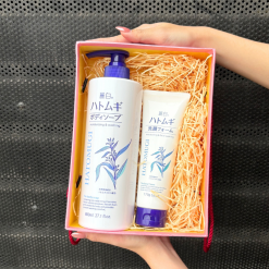 Set Quà Tặng Sữa Tắm Ý Dĩ & Sữa Rửa Mặt Ý Dĩ Reihaku Hatomugi - SETQUAHATOMUGI