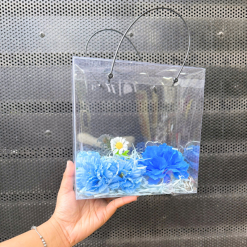 Set Phụ Kiện Giỏ Quà Tặng - Túi Hoa Đom Đóm 4 Hoa Xinh Xắn Nhiều Màu - SETQUA01