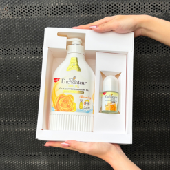 Set Quà Tặng Cao Cấp Enchanteur Deluxe Hương Nước Hoa Pháp + Lăn Khử Mùi (Set Màu Vàng) - SETENCHANTEURVANG