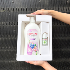 Set Quà Tặng Sữa Tắm Trắng Da Hương Nước Hoa Gervenne & Lăn Khử Mùi Gervenne - SETGERVENNE
