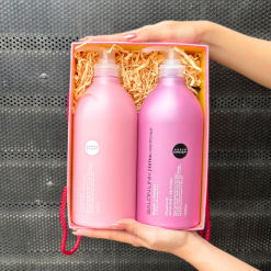 Set Quà Tặng Combo Dầu Gội Xả Kumano Yushi Salon Link Extra Không Silicon Nhật Bản 1000ml/Chai - SETKUMANOYUSHI