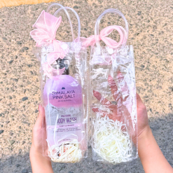 Set Phụ Kiện Giỏ Quà Tặng - Túi Trong Dài Lót Giấy Rơm Thắt Nơ Xinh Xắn Nhiều Màu - SETQUA03