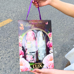 Set Quà Sữa Tắm Hương Nước Hoa LUX Botanicals Hoa Hồng Pháp - SETSUATAMLUX