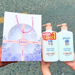 Set Quà Tặng Combo 2 Sữa Tắm Johnson's PH 5.5 Chiết Xuất Hạnh Nhân - SETJOHNSONS