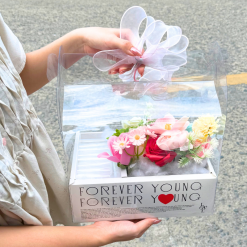 Hộp Quà Tặng Mica Hoa Tiền Gồm 10 Ô Đựng Tiền - SETQUA04