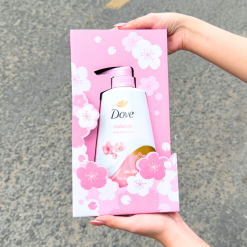 Set Quà Tặng Sữa Tắm Serum Dove Pro-Ceramide Radiance Hoa Anh Đào 500ml - SETQUADOVE
