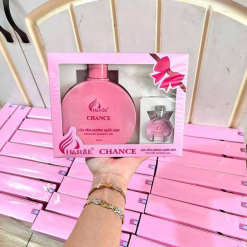 Set Quà Tặng Sữa Tắm Nước Hoa Charme Chance Hồng 250ml + Nước Hoa Charme Chance - SETCHARMECHANCE