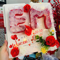 Quà Tặng 8-3 Khuôn Hoa Đựng Tiền Cho Phái Đẹp - SETQUA05