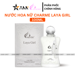 Nước Hoa Nữ Charme Laya Girl 100ml - Hương Thơm Nữ Tính Sang Trọng - 8936194697752