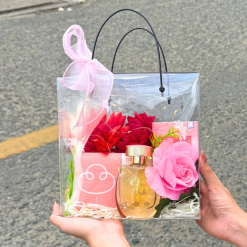 Set Giỏ Quà Tặng Nước Hoa Nữ Charme Belle 60ml - SETQUACHARME03