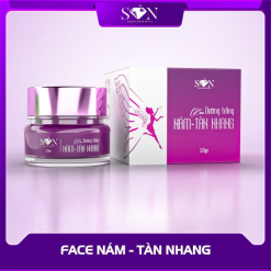 Kem Face Son Cosmetic Tím 10g Giúp Hỗ Trợ Giảm Thâm Nám Tàn Nhang - Phiên Bản Cũ - 8938532048059CU