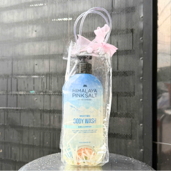 Set Giỏ Quà Tặng Sữa Tắm Muối Hồng Himalaya Pink Cool & Freeze 500g - SETQUAHIMALAYA02