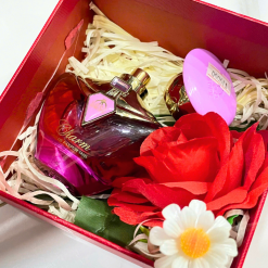 Set Hộp Quà Tặng Nước Hoa Nữ Good Charme Charm 50ml - Hộp Hoa Rơm Nhiều Màu - SETQUACHARME32