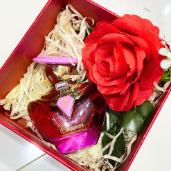 Set Hộp Quà Tặng Nước Hoa Nữ Good Charme Charm 50ml - Hộp Hoa Rơm Nhiều Màu - SETQUACHARME32