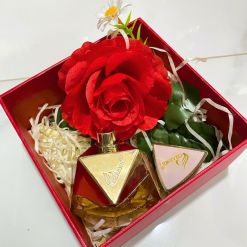 Set Hộp Quà Tặng Nước Hoa Nữ Good Charme Princess 50ml - Hộp Hoa Rơm Nhiều Màu - SETQUACHARME34