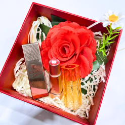 Set Hộp Quà Tặng Son Dưỡng Ẩm Môi Hàn Quốc Embisu Glowp Lip Tint - Hộp Hoa Rơm Nhiều Màu - SETQUASONMOI04