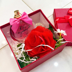 Set Hộp Quà Tặng Nước Hoa Nữ Charme Good Girl 60ml - Hộp Hoa Rơm Nhiều Màu - SETQUACHARME48