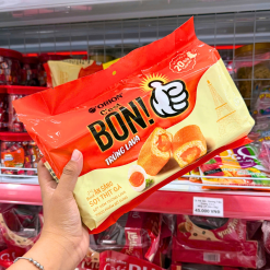 Bánh Ăn Sáng Orion C'est Bon Vị Sốt Kem Trứng Lava 162.4g - Bịch Cam - 8936036027969