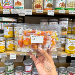 Kẹo Dẻo Xoài Muối Ớt Hàng Xá 200g/Hộp - KDHXXMO200G