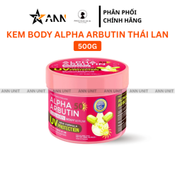 Kem Body Dưỡng Trắng Da Chống Nắng Alpha Arbutin Thái Lan 500g - Kem Body Alpha Arbutin Phiên Bản Mới - 8854411377532MOI