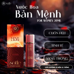 Nước Hoa Nữ Phong Thủy Mệnh Hỏa Sotie Perfume 20ml - Mùi Thơm Cuốn Hút Sang Trọng - 8938561280024