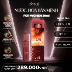 Nước Hoa Nữ Phong Thủy Mệnh Hỏa Sotie Perfume 20ml - Mùi Thơm Cuốn Hút Sang Trọng - 8938561280024