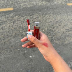 Set Quà Tặng Son Môi Bebe Lip Màu Đỏ Cam - Son Môi Kem Bóng Lì Bebe Lip Chính Hãng - Hộp Chữ Nhật Nhỏ Hoa Rơm Nhiều Màu - SETQUACHARME55