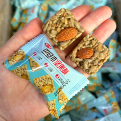 Kẹo Hướng Dương Hạnh Nhân Mật Ong - Kẹo Hướng Dương Tách Vỏ Thơm Ngon Túi Lưới 500g - KHDHX01