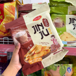 Bánh Gạo Richy Jinju Vị Bò Nướng Tiêu 134.4g - 8938532962003