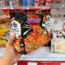 Mì Trộn Vị Gà Cay Hàn Quốc SEDAAP 435g - Lốc 5 Gói - 8998866631167
