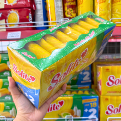 Bánh Bông Lan Cuộn Kem Solite 3 Vị (Lá Dứa, Bơ Sữa, Dâu) - Hộp 360g - 8934680042888