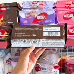 Bánh Kem Xốp NABATI Vị Socola Dạng Thanh Dài 110g - 8993175537346